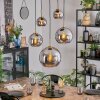 Koyoto Lampa wisząca, Kula świetlna, Lampa wisząca Złoty, Czarny, 5-punktowe