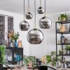 Koyoto Lampa wisząca, Kula świetlna, Lampa wisząca Złoty, Czarny, 5-punktowe