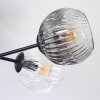 Ripoll lampa sufitowa, kula świetlna bursztynowy, przezroczysty, przydymiony, 6-punktowe