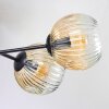Ripoll lampa sufitowa, kula świetlna bursztynowy, przezroczysty, 6-punktowe