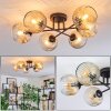 Ripoll Lampa sufitowa, Kula świetlna W kolorze bursztynu, Przezroczysty, 6-punktowe