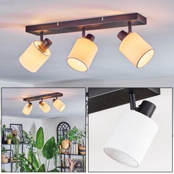 Fallhagen Lampa sufitowa, Spot sufitowy Czarny, 3-punktowe Fallhagen Lampa sufitowa, Spot sufitowy Czarny, 3-punktowe