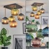 Koyoto lampa sufitowa, kula świetlna złoty, czarny, 5-punktowe