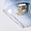 Koyoto lampa sufitowa, kula świetlna niebeieski, zielony, miedziany, 3-punktowe