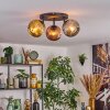 Ripoll Lampa sufitowa, Kula świetlna Złoty, W kolorze miedzi, Przydymiony, 3-punktowe