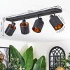 Fallhagen Lampa sufitowa, Spot sufitowy Czarny, 4-punktowe