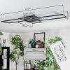 Manor Lampa sufitowa LED Czarny, 1-punktowy
