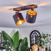 Alsen Lampa sufitowa, Spot sufitowy Czarny, 2-punktowe