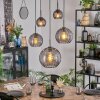 Koyoto lampa wisząca, kula świetlna, lampa wisząca przydymiony, 5-punktowe