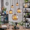 Koyoto lampa wisząca, kula świetlna, lampa wisząca bursztynowy, 5-punktowe