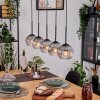 Koyoto lampa wisząca, kula świetlna, lampa wisząca kolory naturalne, czarny, 5-punktowe