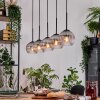 Koyoto lampa wisząca, kula świetlna, lampa wisząca kolory naturalne, czarny, 5-punktowe