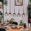 Koyoto lampa wisząca, kula świetlna, lampa wisząca kolory naturalne, czarny, 5-punktowe