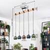 Koyoto Lampa wisząca, Kula świetlna, Lampa wisząca Ecru, Czarny, 5-punktowe