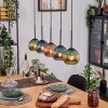 Koyoto Lampa wisząca, Kula świetlna, Lampa wisząca Ecru, Czarny, 5-punktowe