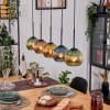 Koyoto lampa wisząca, kula świetlna, lampa wisząca kolory naturalne, czarny, 5-punktowe