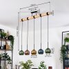 Koyoto lampa wisząca, kula świetlna, lampa wisząca kolory naturalne, czarny, 5-punktowe