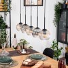 Koyoto lampa wisząca, kula świetlna, lampa wisząca kolory naturalne, czarny, 5-punktowe