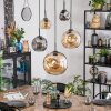 Ripoll lampa wisząca, kula świetlna, lampa wisząca bursztynowy, przydymiony, 5-punktowe