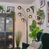 Koyoto kula świetlna, lampa stojąca niebeieski, zielony, przezroczysty, miedziany, 5-punktowe
