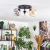 Gastor lampa sufitowa, kula świetlna bursztynowy, przezroczysty, przydymiony, 3-punktowe