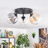Gastor lampa sufitowa, kula świetlna bursztynowy, przezroczysty, przydymiony, 3-punktowe