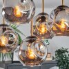 Ripoll lampa sufitowa, kula świetlna złoty, czarny, 5-punktowe