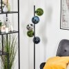 Gastor Kula świetlna, Lampa stojąca 33 cm Niebeieski, Chrom, Zielony, Przydymiony, 5-punktowe