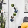 Gastor kula świetlna, lampa stojąca 34 cm niebeieski, chrom, zielony, przydymiony, 6-punktowe