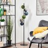 Gastor kula świetlna, lampa stojąca 34 cm niebeieski, chrom, zielony, przydymiony, 6-punktowe