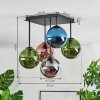 Gastor lampa sufitowa, kula świetlna niebeieski, chrom, zielony, miedziany, przydymiony, 5-punktowe