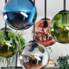 Gastor lampa sufitowa, kula świetlna niebeieski, chrom, zielony, miedziany, przydymiony, 5-punktowe