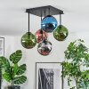 Gastor Lampa sufitowa, Kula świetlna Niebeieski, Chrom, Zielony, W kolorze miedzi, Przydymiony, 5-punktowe