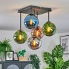 Gastor Lampa sufitowa, Kula świetlna Niebeieski, Chrom, Zielony, W kolorze miedzi, Przydymiony, 5-punktowe