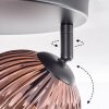 Koyoto lampa sufitowa, kula świetlna niebeieski, złoty, miedziany, 3-punktowe