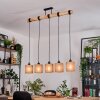 Soungou Lampa wisząca, Lampa wisząca Ecru, Czarny, 5-punktowe