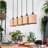 Soungou Lampa wisząca, Lampa wisząca Ecru, Czarny, 5-punktowe