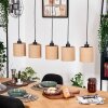 Soungou lampa wisząca, lampa wisząca kolory naturalne, czarny, 5-punktowe