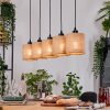 Soungou lampa wisząca, lampa wisząca kolory naturalne, czarny, 5-punktowe