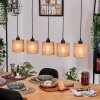 Soungou lampa wisząca, lampa wisząca kolory naturalne, czarny, 5-punktowe