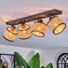 Ramila Lampa sufitowa, Spot sufitowy Czarny, 4-punktowe