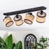 Ramila Lampa sufitowa, Spot sufitowy Czarny, 4-punktowe