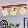 Bassagoda Lampa sufitowa, Spot sufitowy Czarny, 3-punktowe