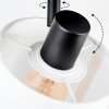 Bassagoda Lampa sufitowa, Spot sufitowy Czarny, 3-punktowe