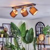 Bassagoda Lampa sufitowa, Spot sufitowy Czarny, 3-punktowe