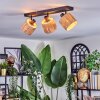Granja Lampa sufitowa, Spot sufitowy Czarny, 3-punktowe