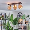 Bongal Lampa sufitowa, Spot sufitowy Czarny, 3-punktowe