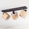 Bongal Lampa sufitowa, Spot sufitowy Czarny, 3-punktowe
