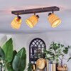 Lindberg Lampa sufitowa, Spot sufitowy Czarny, 3-punktowe