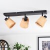 Lindberg Lampa sufitowa, Spot sufitowy Czarny, 3-punktowe